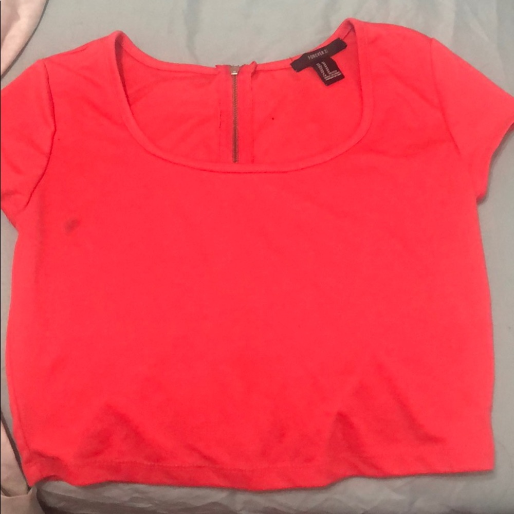 Cute bright crop top